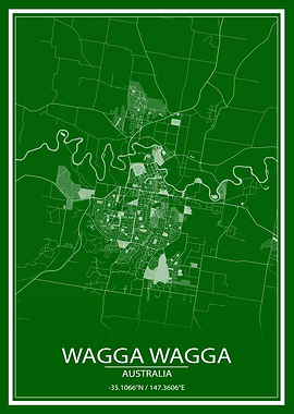 Wagga Wagga AUS Green Map