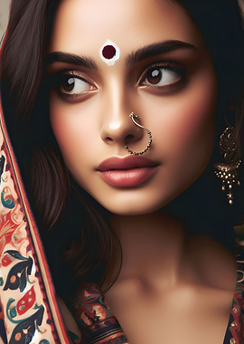 Indian girl portrait