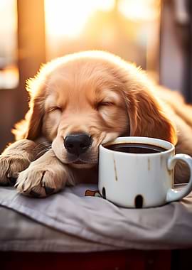 Golden Retriever Coffee