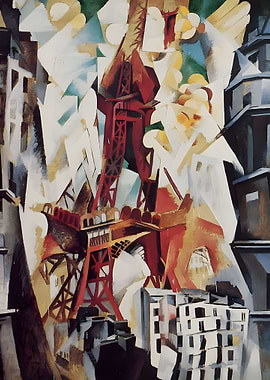 The abstract Eiffel Tower