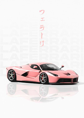 Pink Ferrari LaFerrari
