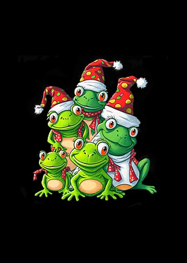 Christmas frog
