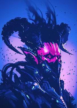 Robotic Demon Cyberpunk