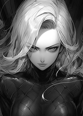 Sexy Latex Cyborg Widow