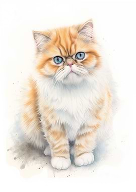 Exotic Shorthair Sketch