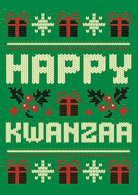 HAPPY KWANZAA GREEN