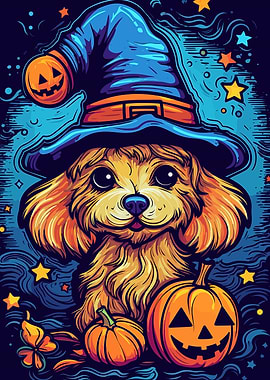 Cute Dog Halloween