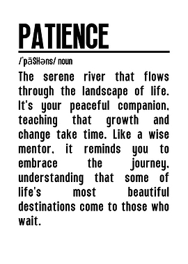 Patience Definition Quotes