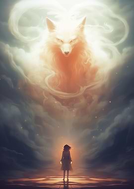 Magical Fox Spirit Girl