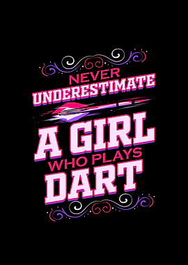 Darts Woman Dart Player
