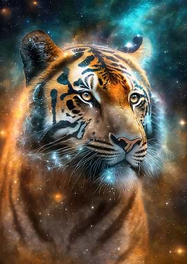 Mystical Nebula Tiger
