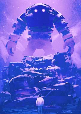 Giant Robot Cyberpunk