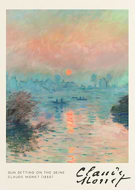 Sun Setting on the Seine