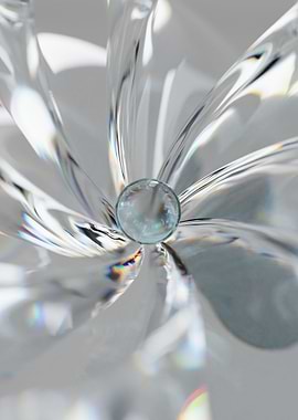 Bright Glass Flower v1