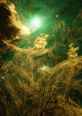 Brush Green Nebula