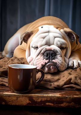 Bulldog Coffee Kitchen Dog