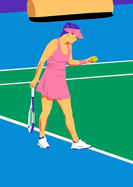 female tennis player