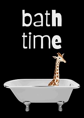 BATH TIME GIRAFFE