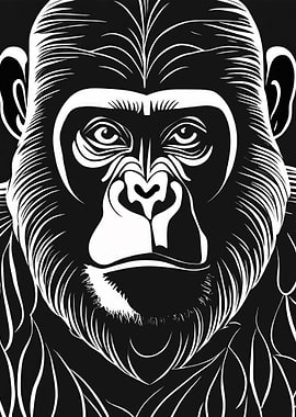 Gorilla Drawing