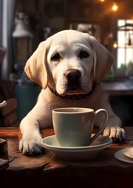 Labrador Retriever Coffee