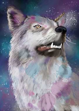 Wolf Painting