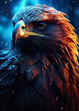 Epic Rainy Hawk