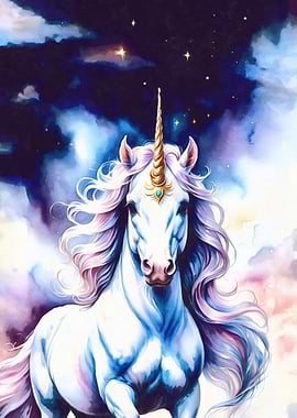 Fairytale unicorn art