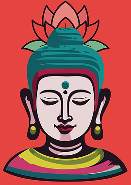 Sacred minimal Buddha