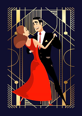 Art Deco poster