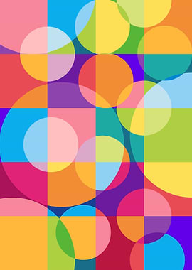 Colorful Abstract Pop Art