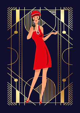 Art Deco poster