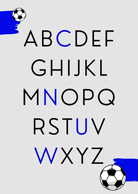 football fan alphabet