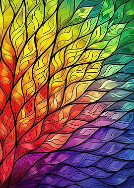 Stained Glass Abstract