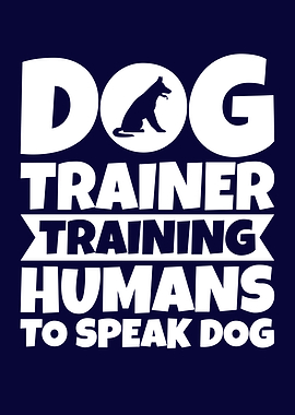 Dog trainer dog sport