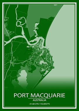 Port Macquarie Green Map