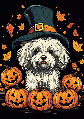 Cute Dog Halloween