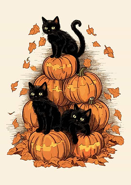 Halloween Black Cat