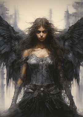 Angels black woman