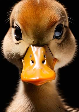 cute baby Duck face