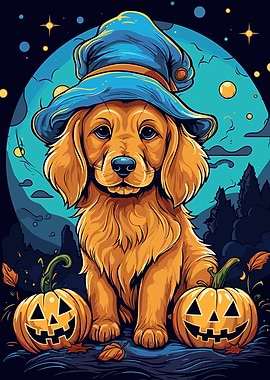 Cute Dog Halloween