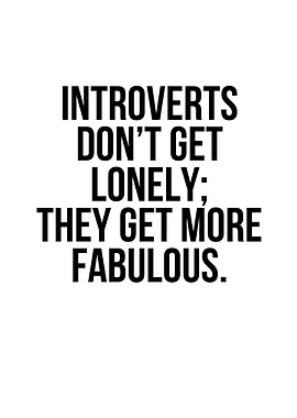 introvert funny quote