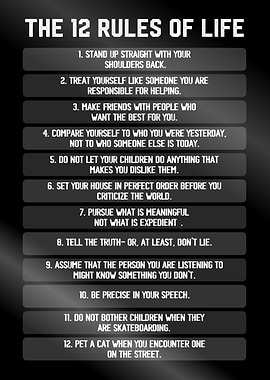 the 12 rules of life