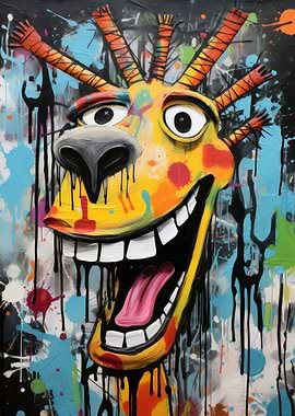 Bright Graffiti Street Art