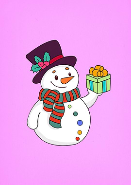 snowman baby cute
