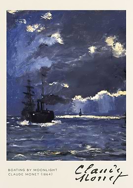 Boating by Moonlight