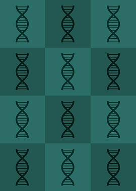 DNA Science Icons Pop Art
