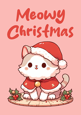 Meowy Christmas Cat