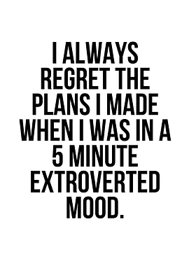 introvert funny quote