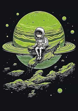 Vintage Old Planet
