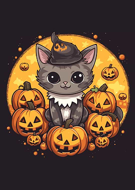 Halloween Black Cat